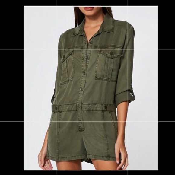NWT Young Fabulous & Broke Utility Rumor Romper LG - Picture 1 of 9